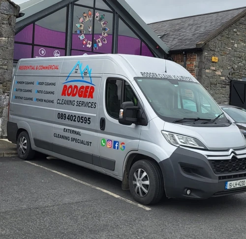 Rodger Cleaning Services - Residential & Commercial Cleaning. Professional External Cleaning Services in Ireland. Windows, Roofs, Gutters, Fascias/Soffts, Driveways, Patios, Solar Panels, etc. We provide high-quality external cleaning services using professional equipment and safe methods to restore and protect your property.