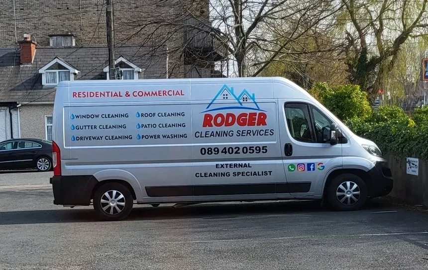 Rodger Cleaning Services - Residential & Commercial Cleaning. Professional External Cleaning Services in Ireland. Windows, Roofs, Gutters, Fascias/Soffts, Driveways, Patios, Solar Panels, etc. We provide high-quality external cleaning services using professional equipment and safe methods to restore and protect your property.